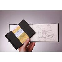 10628329 Bloc pentru schite 140 gr/mp, 60 coli, 12.5x9 cm / Sketch Book D&S black - Hahnemuhle