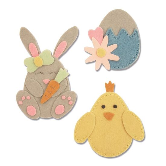 L - 663492 Cutter Bigz L - Bunny, Chick and Egg - Sizzix