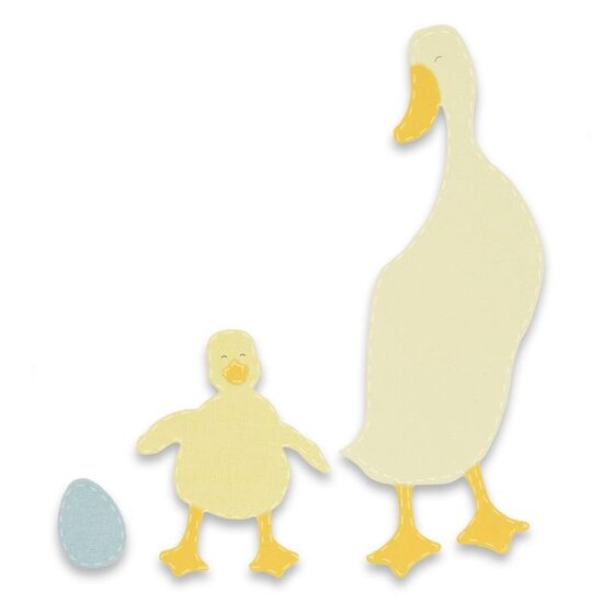 C - 663306 Cutter Bigz - Duck and Duckling - Sizzix