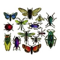 H - 663068 Set 14 cuttere Framelits - Entomology - Sizzix