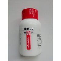3574105M Culoare acrilica Titanium White/Alb de Titan 750 ml - Art Creation