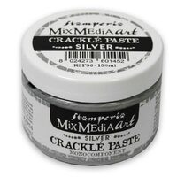 K3P56 - Pasta de crapare monocomponenta - 150ml - argintie - Stamperia - Crackle Paste