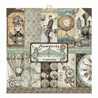 SBBL53 - Bloc 10 coli scrapbooking cu 2 fete, 30.5x30.5cm, 170gr. Stamperia