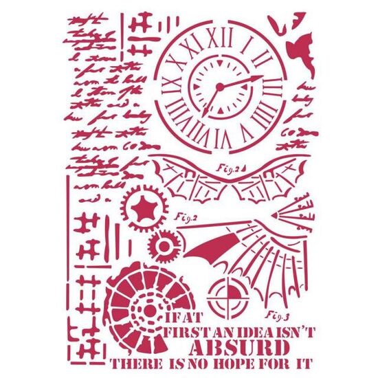 KSG427 - Sablon 21 X 29.7 cm - Stamperia.