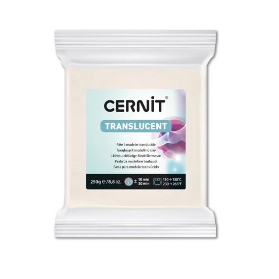 005 - Cernit translucent White, 250gr