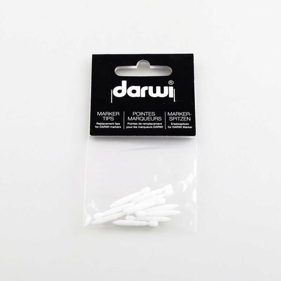 Set 10 varfuri pentru marker Acryl Opak 0.8 mm - Darwi