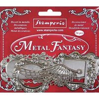 SBA383 - Set 16 figurine metal culoarea nichelului - Stamperia