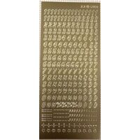 1.0806 - Sticker auriu - cifre arabe 2 - JEJP
