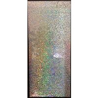 1.7601 - Sticker argintiu holografic - fulgi - JEJP