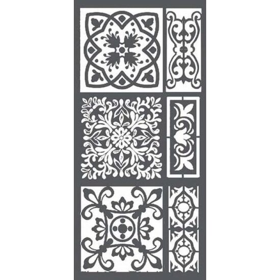 KSTDL20 - Sablon 12 x 25 x 0.5mm gosime - Stamperia