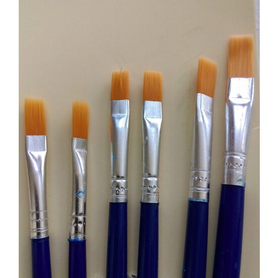 358821 - Set 6 pensule sintetice drepte - ANT-CH