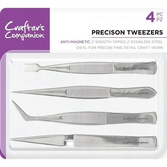 CC-TOOL-TWEEZ4 - Set 4 pensete precizie - Crafters Companion