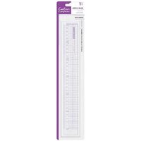 CC-TOOL-MDRUL30 Rigla acrilic cu muchie metalica - Crafters Companion