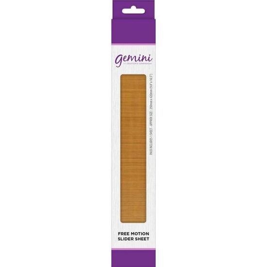GEM-FM-SHEET -Gemini Free Motion Slider Sheet - Crafters Companion