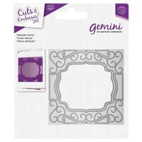 GEM-CEF-DELF - Cutter si placa embosare Gemini - Delicate Frame - Crafters Companion