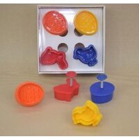 404881 - Set 4 cuttere plastic - iepure, ou, puisor - ANT-CH