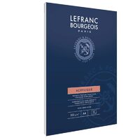 Bloc hartie textura de panza pt acrylic - A4 - Lefranc