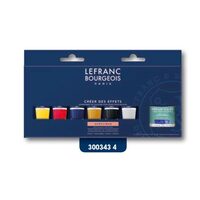 Set culori acrilice Fine - 6x20ml si medium 120ml - Lefranc