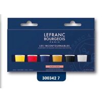 Set culori acrilice Fine - 6x20ml - Lefranc