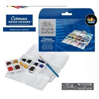 Set acuarela Winsor Newton - Cotman Pocket plus - 12 pastile