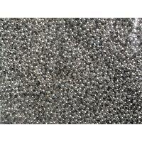 3025B - Set 10g margele metalice argintii - 5mm