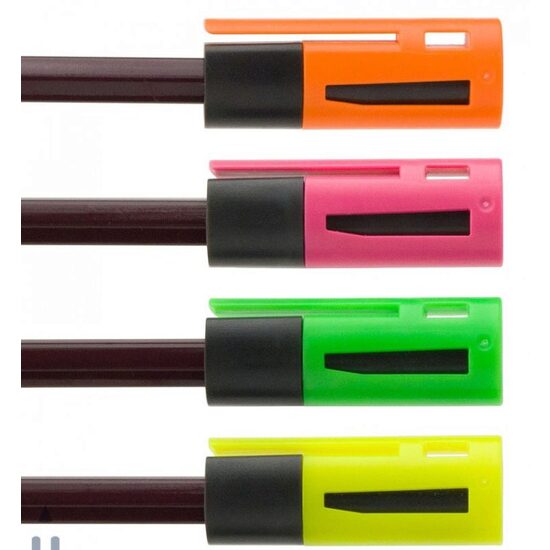 03920050 - Ascutitoare simpla plastic , capac de creion - diferite culori - REAL-W