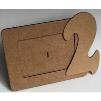 RAM011 - Rama foto MDF cifra 2 - IND-C