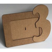 RAM012 - Rama foto MDF cifra 3 - IND-C