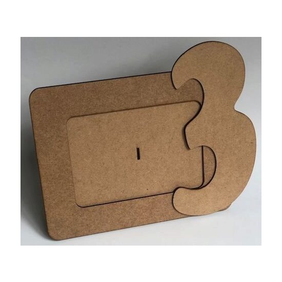 RAM012 - Rama foto MDF cifra 3 - IND-C