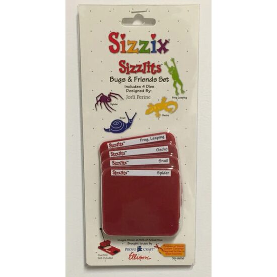 DD - 389616 Set 4 Cuttere Sizzlits - Bugs & Friends - Sizzix - DISC