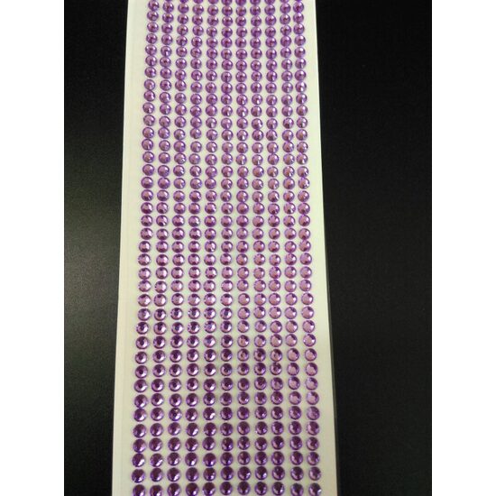 Strasuri adezive mov 3mm-Por