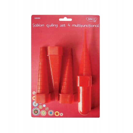 SB004 - Set 4 sabloane quilling - Daco