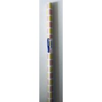 Hartie XL Kraft - model 2 - patrate galbene/ roz pal - Sadipal