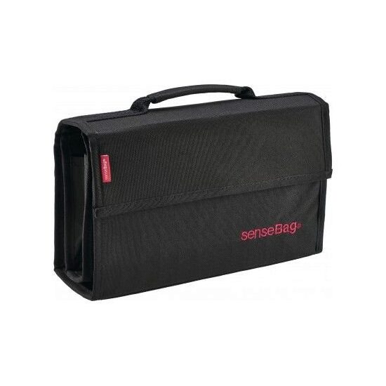 76012072 - Etui/penar negru pentru 72 instrumente de scris - SenseBag