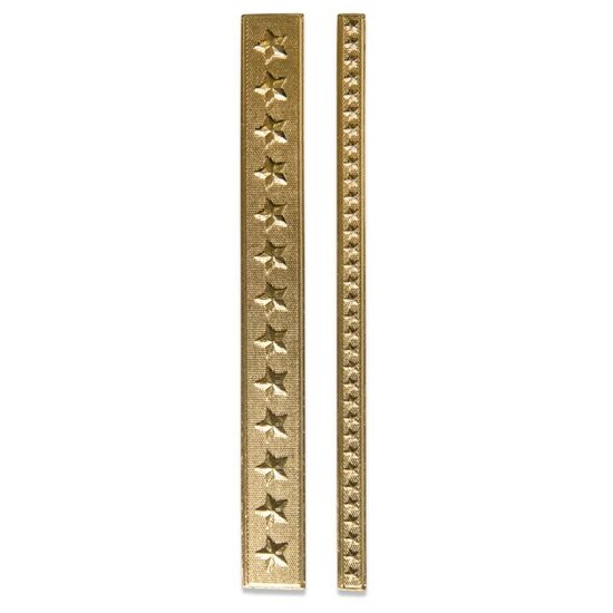 23 - 663297 Placa embosare 3D cu cutter Impresslits - Star Trim - Sizzix