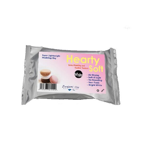 ZK136 - Pasta de modelat - Hearty SOFT 100g - alba - Padico