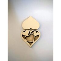 Cutie verighete inima 12 x 12.5 cm - FAN-H