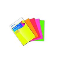 15429 - Set 5 coli hartie Fluorescenta A4 - 250gr - Sadipal