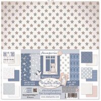 SBBKL601 - Bloc 6 coli scrapbooking cu 2 fete, 30.5X31.5cm, Winter Star - Stamperia