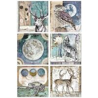 DFSA4387 - Hartie de orez A4 - Cosmos cards - Stamperia