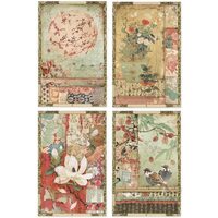 DFSA4396 - Hartie de orez A4 - Japanese postcards - Stamperia