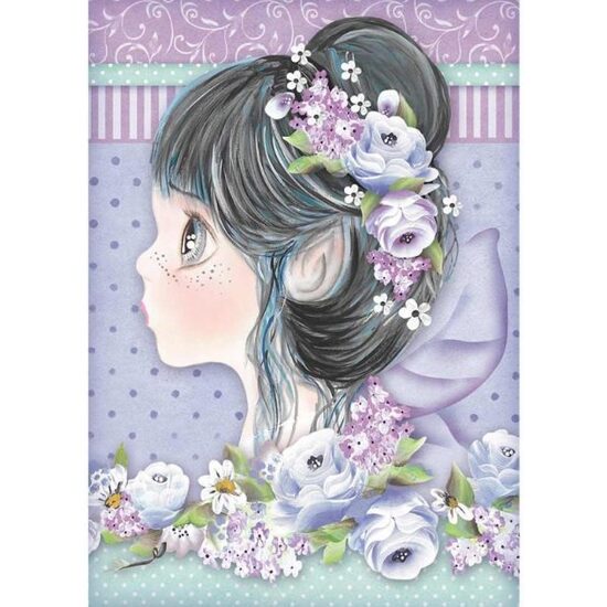 DFSA4411 - Hartie de orez A4 - Lilac fairy - Stamperia