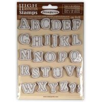 WTKCC159 - Stampila High Definition - 14x18cm - Alphabet - Stamperia