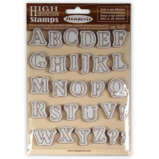 WTKCC159 - Stampila High Definition - 14x18cm - Alphabet - Stamperia