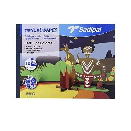 05980 - Bloc 10 coli carton asortate - 32 x 24 - Sadipal