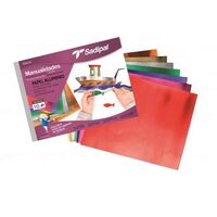 06199 - Bloc 10 coli hartie aluminiu - 32 x 24 - Sadipal