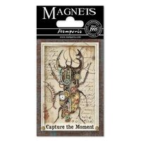EMAG002 - Magnet 8 x 5.5cm - Mechanical Fantasy Scarabeo - Stamperia