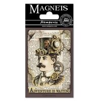 EMAG003 - Magnet 8 x 5.5cm - Voyager Fantastiques Men - Stamperia