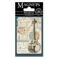 EMAG009 - Magnet 8 x 5.5cm - Music Violin - Stamperia
