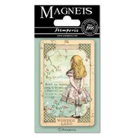 EMAG013 - Magnet 8 x 5.5cm - Alice - Stamperia